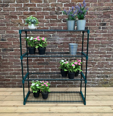 Selections Greenhouse Staging Shelving Racking 4 Tier from B&Q
