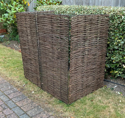 Selections Willow Wheelie Bin Screen Metal Frame (Double) from B&Q