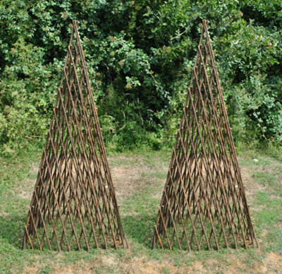 Selections Pair Of Expanding Willow Garden Obelisks (1.5M) from B&Q