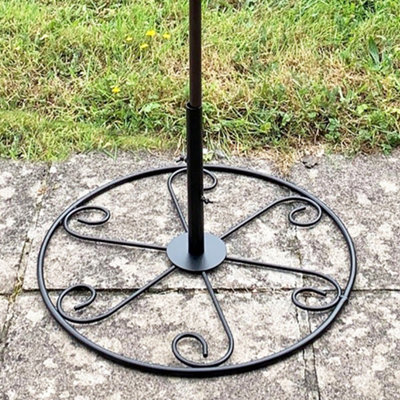 B&Q -  Bird Feeding Station Metal Patio Stand Weighs 3.5Kg