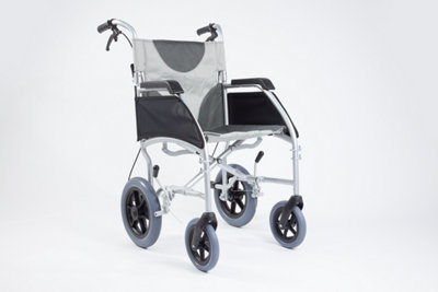The Ramp People Aluminium Lightweight Transit Wheelchair 17" Folding Capacity Drive Devilbiss 115Kg