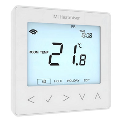 Heatmiser Neostat V3 Programmable ThermostatGlacier White from B&Q