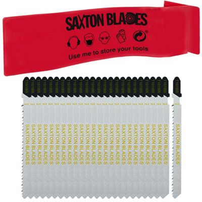 Saxton Blades 25 X Saxton Jigsaw Blades Wood T101Br from B&Q