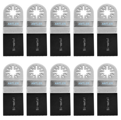 Antler Blades Antler Ab35bm10 Oscillating Multi Tool Bi Metal Saw Blade Pack Of 10