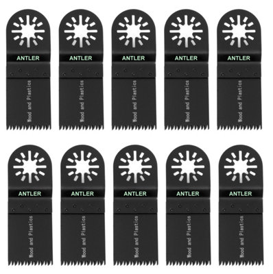 Antler Blades Antler Ab35cwb10 Oscillating Multi Tool Coarse Blade Pack Of 10