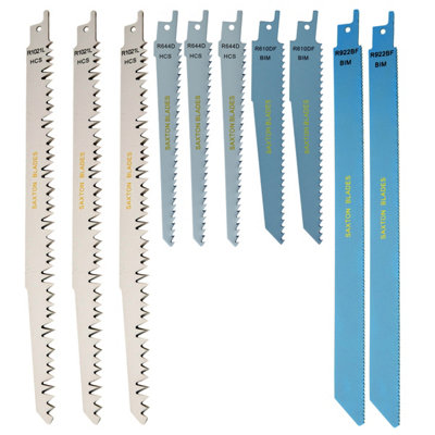 B&Q -  Rpr10Mx Saxton 10 Blade Reciprocating Sabre Saw Combo Wood & Metal