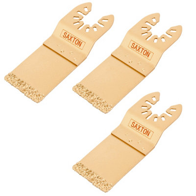 B&Q -  Saxton Qf35Ec03 Oscillating Multitool Blades 35mm Carbide End Cut