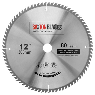 Saxton Blades Saxton Tct30080t Tct Circular Blade 300Mm X 80T