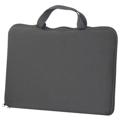 Accessotech 15.6 Inch Neoprene Laptop Sleeve Protective Notebook Case Lightweight Zipper Cover Black Red