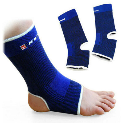 Accessotech 2 Pack Ankle Compression Support Socks Sports Brace For Running Gym Injury Recovery