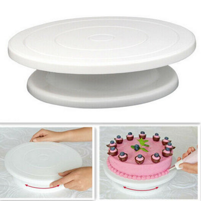 B&Q -  Rotating Cake Turntable 28Cm Diameter Food Grade Abs Plastic