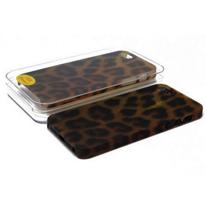 Accessotech Leopard Print Hard Case For Iphone 5 Slim Abs Protective Cover