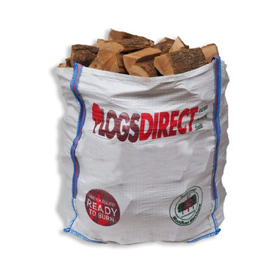 Warma Kiln Dried Hardwood Pizza Oven Burner Stove Fuel Ready To Burn Firewood Logs Bulk Bag from B&Q