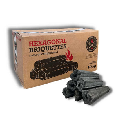 Warma Sumi Bincho Carbonised Charcoal Restaurant Briquette Fuel For Konro Bbq Barbecue Cooking Grills 10Kg from B&Q