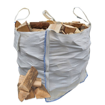 Warma Dumpy Bag Kiln Dried Hardwood Firewood Logs For Stoves Fireplaces Wood Burners Chimeneas Pizza Ovens Fire Pits Open Camp Fires from B&Q