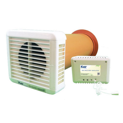 Kair Heat Recovery Extractor Fan - 12Vac Selv - Humidistat