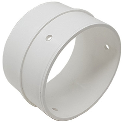 B&Q -  Round Connector 100mm4 Inch To Connect Duct Pipe Or Flexible Ducting Hose