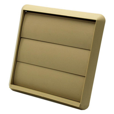 Kair Gravity Grille With Rectangular 110X54mm Rear Spigot Beige