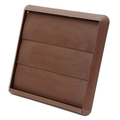 Kair Brown Gravity Grille With Rectangular 110X54mm Rear Spigot Size 15