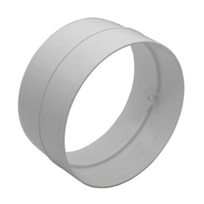 B&Q -  Round Connector 125mm5 Inch To Connect Duct Pipe Or Flexible Ducting Hose