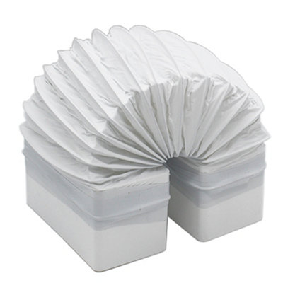 Kair Rectangular Flexible Bend 150mm X 70mm500mm Length Pvc Hose from B&Q