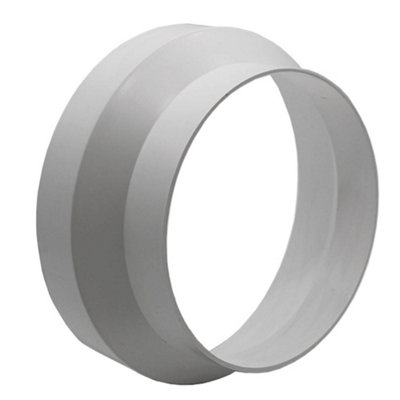 Kair Ducting Reducer 150Mm To 125Mm - 6 To 5 Inch Duct Pipe Reduction Connector For Extract Fans And Ventilation Units