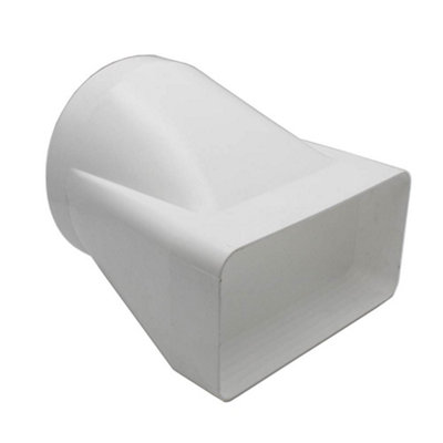Kair Ducting Adaptor 180mm X 90mm To 150mm6 Inch Rectangular To Round Straight Channel Connector from B&Q