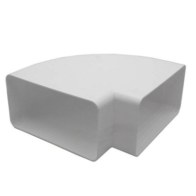 Kair Rectangular Ducting 180mm X 90mm Horizontal Bend 90 Degree from B&Q