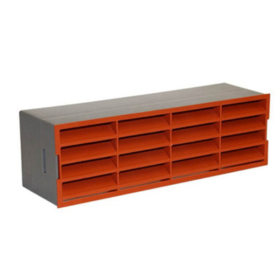 Kair Rectangular 204X60mm Terracotta Airbrick from B&Q