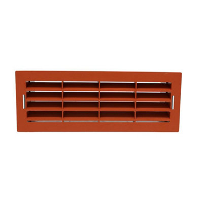 Kair Terracotta Airbrick Grille With Surround For 204mm X 60mm Ducting from B&Q