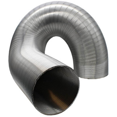 Kair Semi-Rigid Aluminium Hose 152mm Dia3 Metre Length Hose For FansCooker Hoods And Ventilation from B&Q