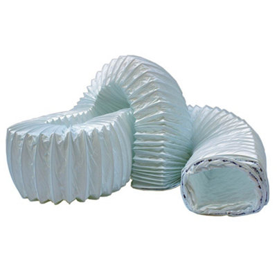 Kair Pvc Flexible Hose 110X55mm3 Metres from B&Q