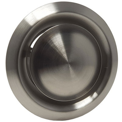 Kair Ceiling Valve 125Mm - 5 Inch Stainless Steel Adjustable Supply And Extract Vent