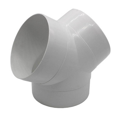 B&Q -  Equal Y Piece 125mm5 Inch Ducting Splitter