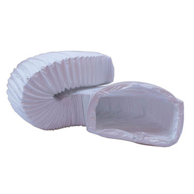 Kair Pvc Rectangular Flexible Hose 220mm X 90mm3 Metre Length from B&Q