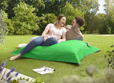 Beautiful Beanbags Adult Big Brother Beanbag For Indoors Or Outdoors Ready Filled Bean BagsLime from B&Q