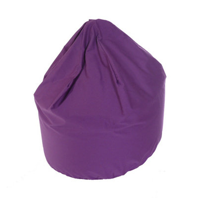 Bean Lazy Cotton Twill Purple Bean Bag Large Size from B&Q
