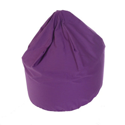 Bean Lazy Cotton Twill Purple Bean Bag Child Size from B&Q