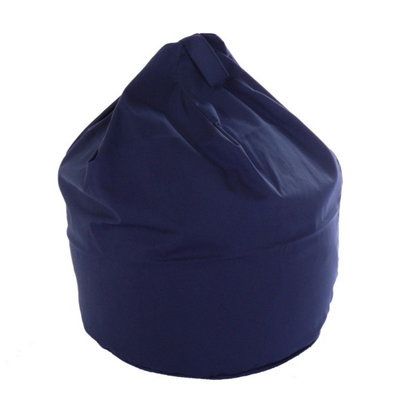 Bean Lazy Cotton Twill Navy Blue Bean Bag Child Size from B&Q