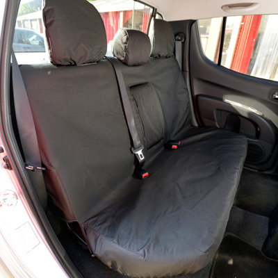 Uk Custom Covers Mitsubishi L200 2006-2015 Black Rear Seat CoversPulldown Tray from B&Q