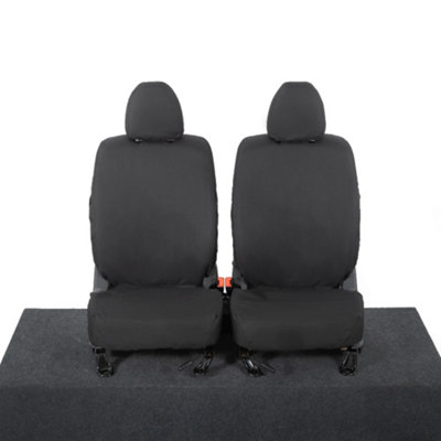 Uk Custom Covers Mitsubishi L200 Mk7 2015+ Black Front Seat Covers2 Seats from B&Q