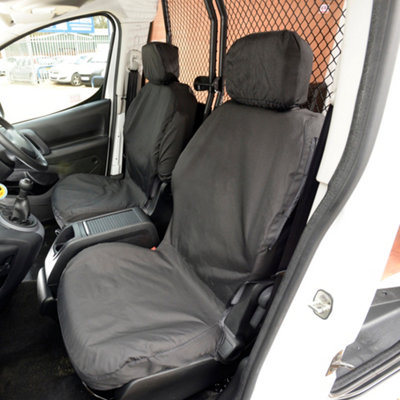 B&Q -  Citroen Berlingo 2008-2018 Black Front Seat Covers2 Seats