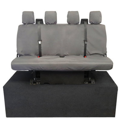 Uk Custom Covers Tailored Rear Seat Covers - To Fit Ford Transit Chassis & Tipper 2014 Onwards