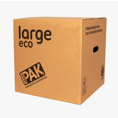 Storepak Eco Large Cardboard Glass Moving Box from B&Q