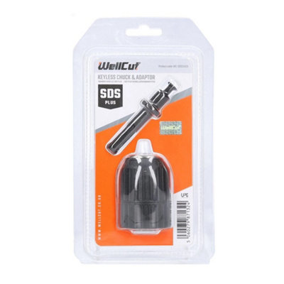 Tough Master Wellcut Wc-Sdschuck KeylessQuick Change Drill Chuck Adapter With Sds Shank from B&Q