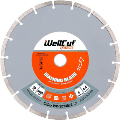 B&Q -  Extreme Diamond Blade Cutting Disc230mm22.23mm Bore (Wc-Sd23022)