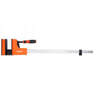 Wellcut Parallel Jaw Clamp 600mm X 95mm With Clamping Force 600 Kg For WoodworkerMetalworkerCarpenterHobbyist from B&Q