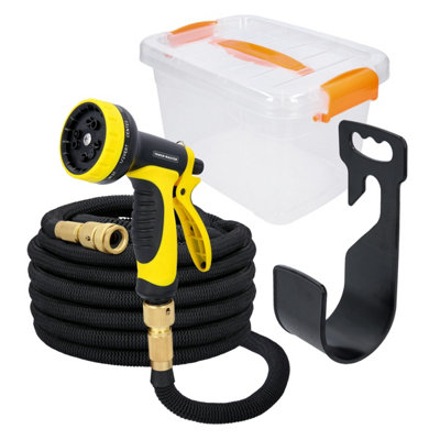 Tough Master Expandable Garden Hose Pipe 100Ft3-Layer Latex10 Spray SettingsComes With Storage Box Tm-Ehp110 from B&Q