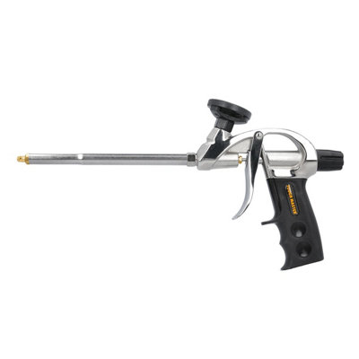 Tough Master Foam Gun Expanding Foam Applicator Pu Foam Dispenser With 2 X Plastic Nozzles & 2 X Extension Tubes (Tm-Fg6Cr) from B&Q