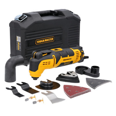 B&Q -  Oscillating Multitool 310W Variable Speeds Accessories Set In Sturdy Case For Wood Metal Plastic